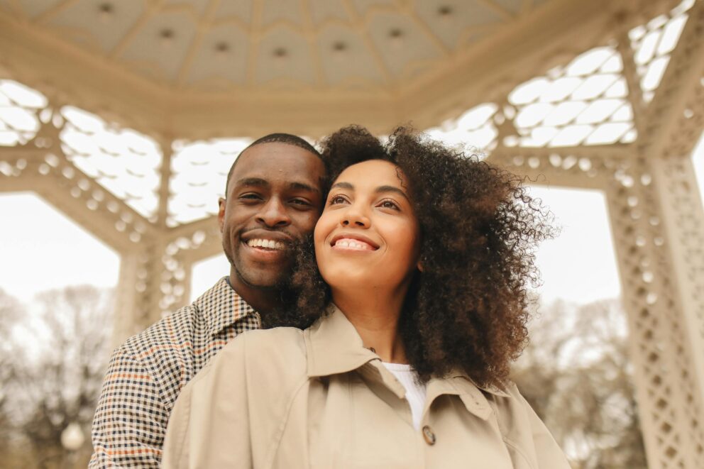 couple smiles after getting Invisalign Clinton, MD